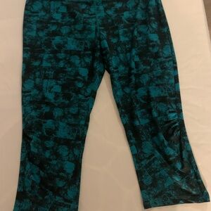 Danskin Blue and Black Athletic Leggings